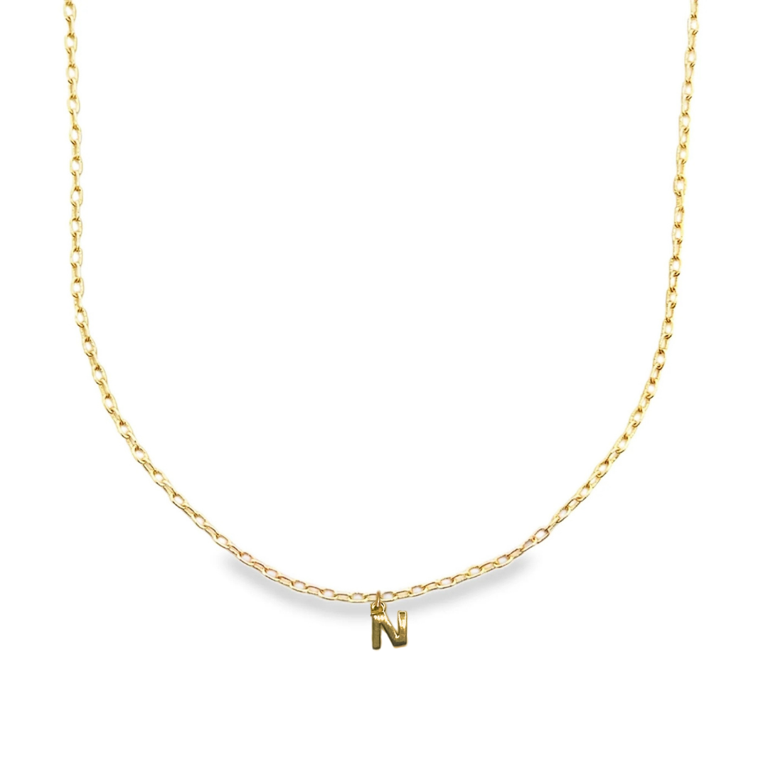 Camilla Limón - Wholesale Pendant/Charm Necklace - Tiny Initial Charm Personalized Gold-Filled Necklace12