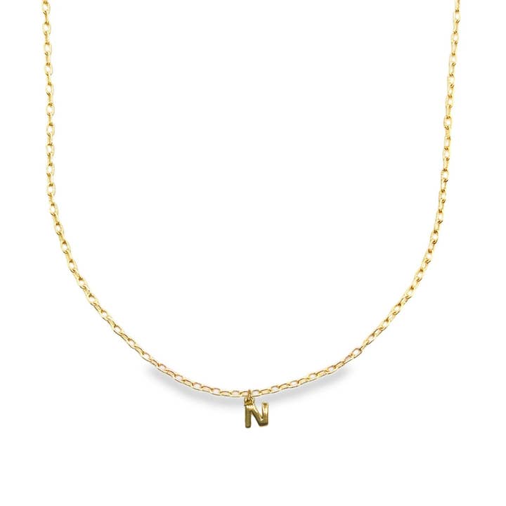 Camilla Limón - Wholesale Pendant/Charm Necklace - Tiny Initial Charm Personalized Gold-Filled Necklace12