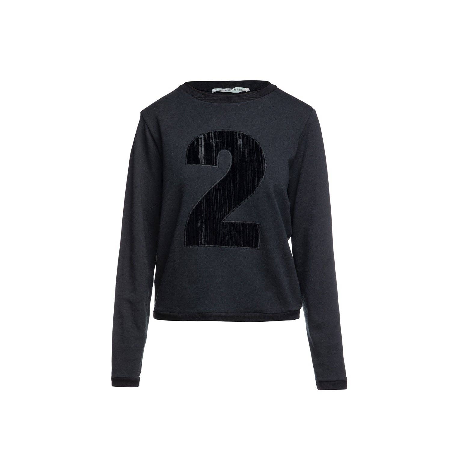 conquista - Wholesale Sweatshirt - Women's - Sporty Sweatshirt in Black