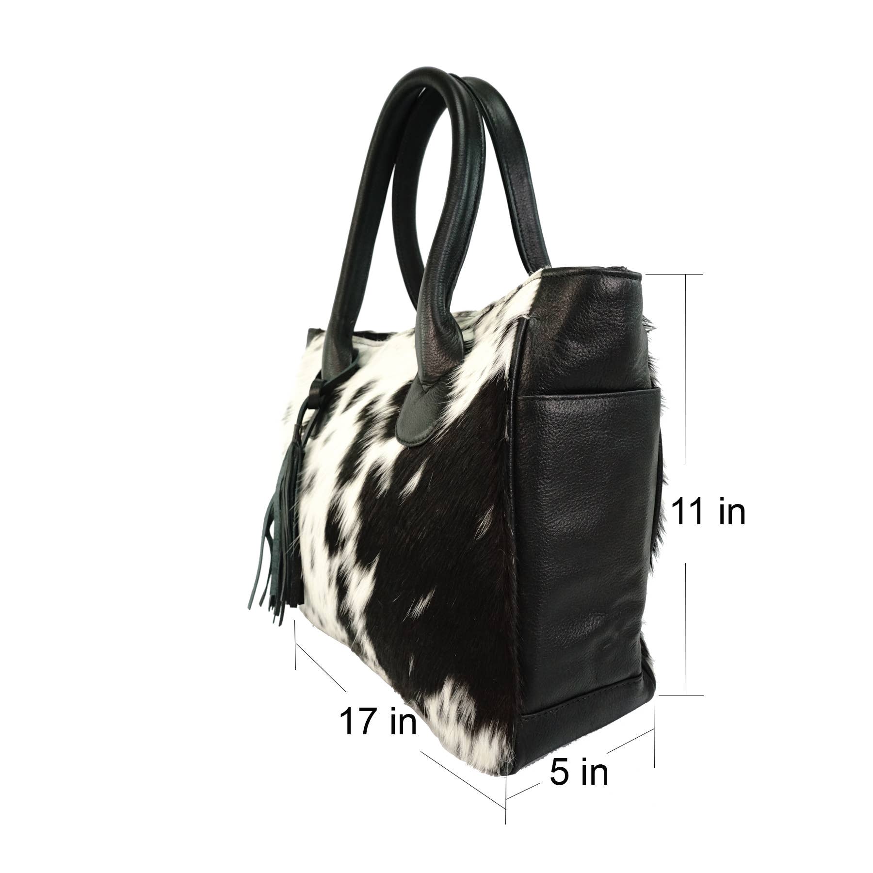 Rodeo - Vente Tote bag – femme - Sac en cuir de vachette double face avec poche H52