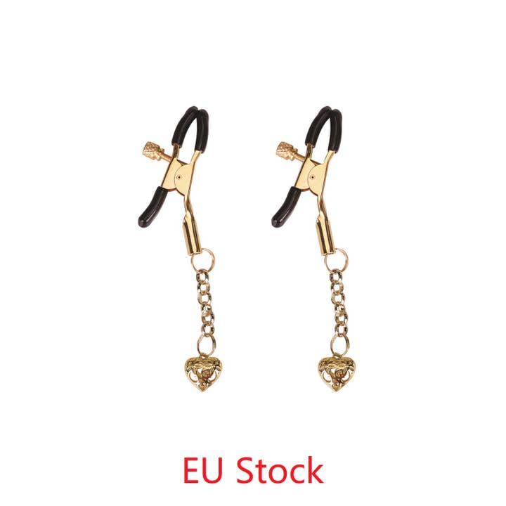 Gold Nipple Clamps (Two Pieces A Set) for wholesale by Liebe Seele