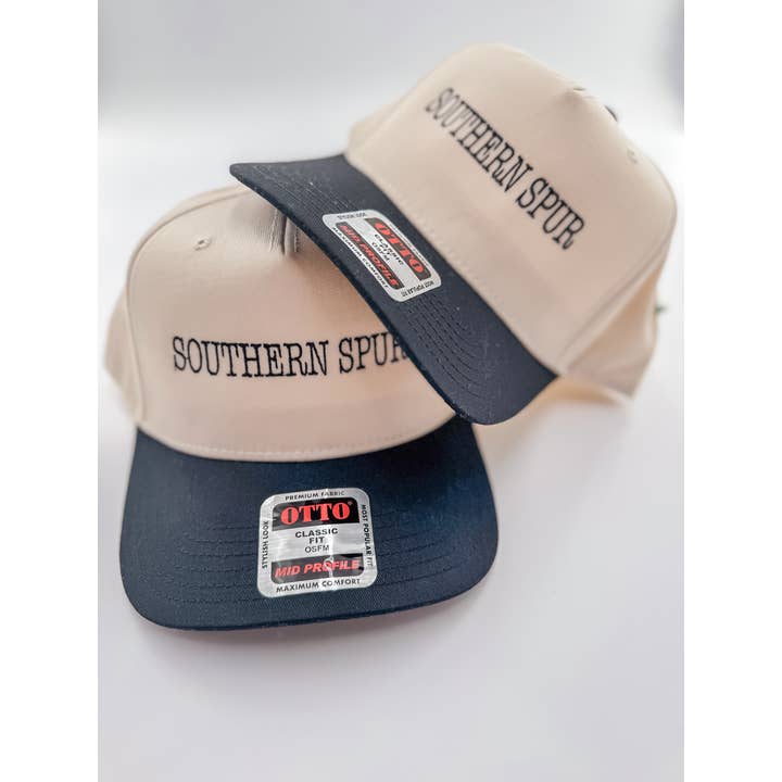 Custom Embroidered Hat, Two Tone Hat, Embroidered Hats for wholesale by Bash