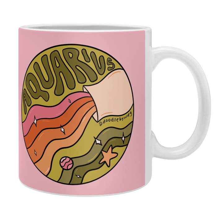 Doodle By Meg 2020 Aquarius Coffee Mug for wholesale by Deny Designs