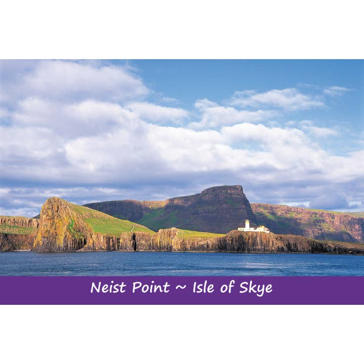 Kleine ansichtkaart Neist Point Isle of Skye voor wholesale door Island Blue Publishing