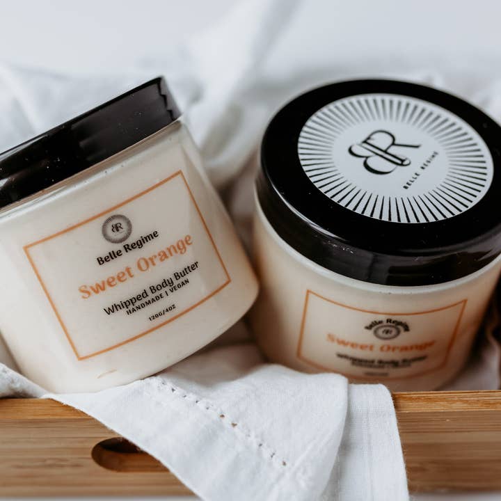 Sweet Orange Body Butter for wholesale by Belle Regime Skincare