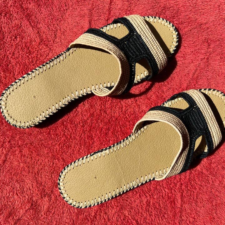 Raffia Adventure Boho-Inspired Sandals for Summer Wanderlust for wholesale by LaMaisonBerbere