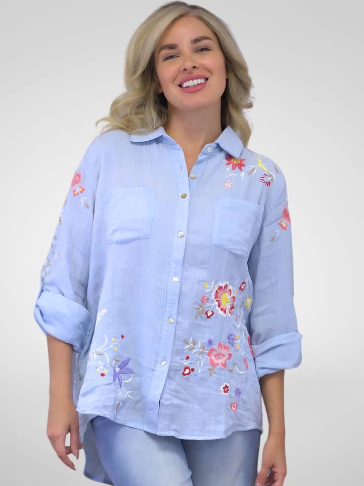 CHEMISE ISLA pour la vente par Caite & Kyla