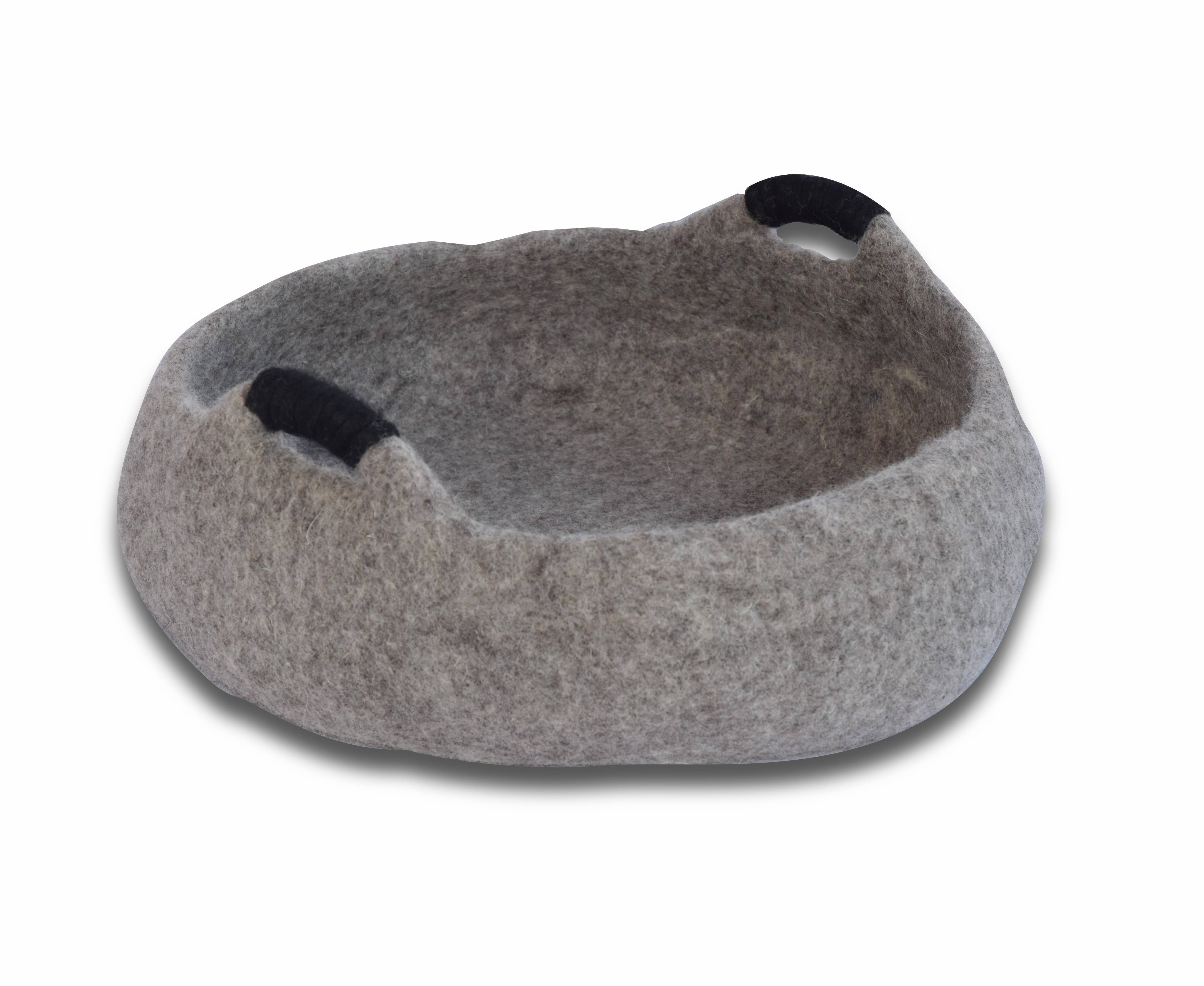 Karma Cat Inc. - Wholesale Pet Bed - Cat/Dog - Handle Wool Pet Basket2