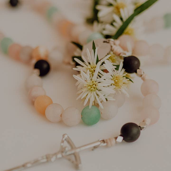 Abundantly Yours - Wholesale Prayer Beads Necklace - Vine Grower Rosary | Catholic Rosary1