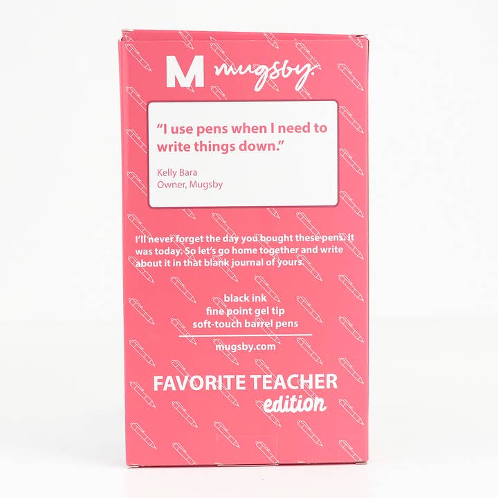Mugsby - Wholesale Pen - Favorite Teacher Pen Set Edition, Pens, Pen Set, Funny Pens2