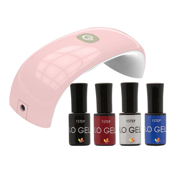 Gel y secador de esmalte de uñas OneStep (4 colores oscuros con secador) para venta al por mayor de Living Star