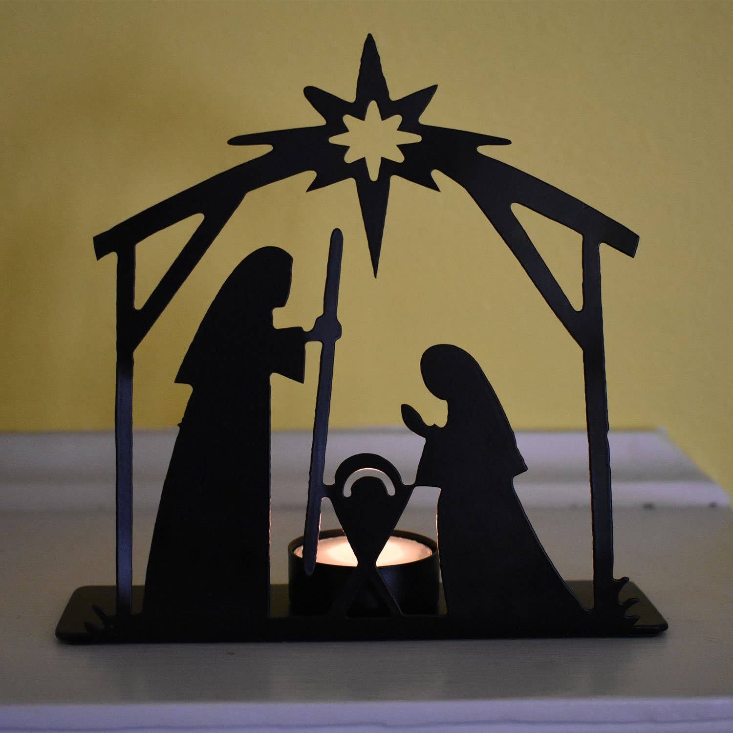 Mira Fair Trade - Wholesale Nativity Scene Decor - Metal Nativity Scene - Small2