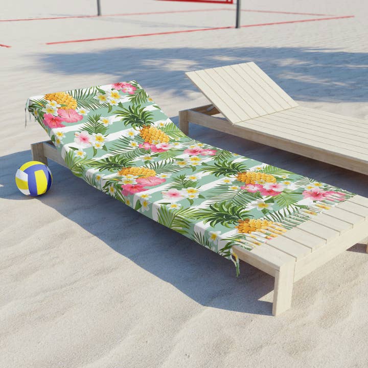 Hearth Home & Living – wholesale Beach towel – Boho Beach Cloth Tropical Flowers