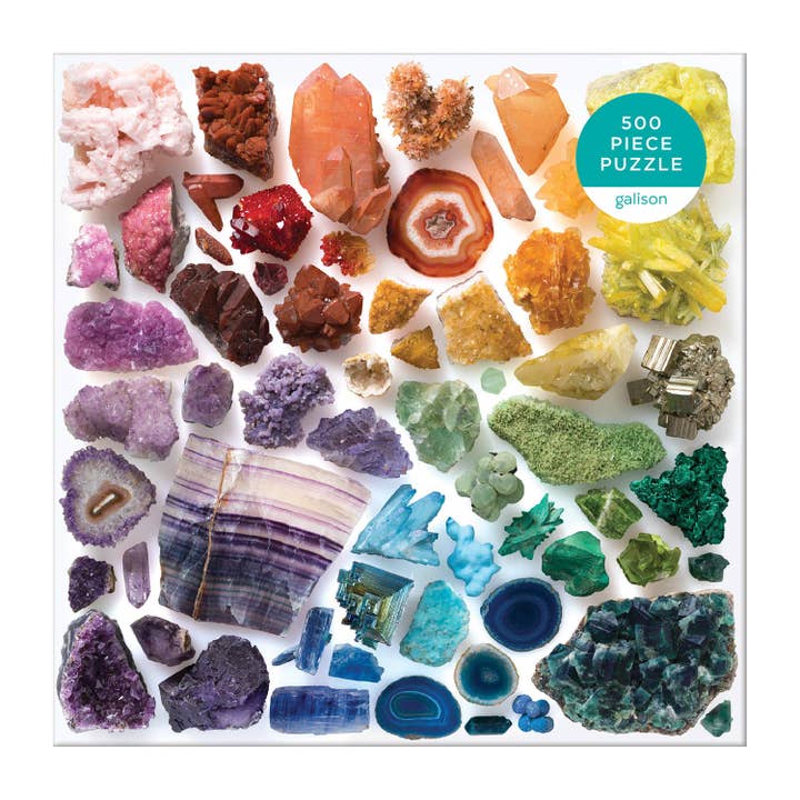 Chronicle Books - Wholesale Puzzle - Adult - Rainbow Crystals 500 Piece Puzzle