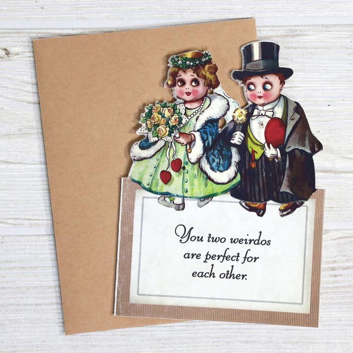 Bad Betty Greeting Co. - Wholesale Engagement Card - Macabre Wedding Engagement Card for Perfect Weirdos1