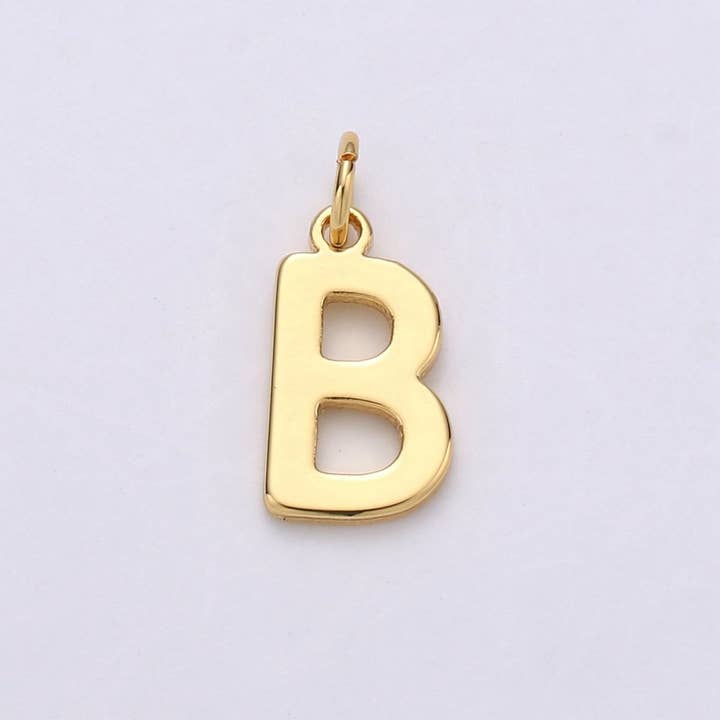 Aim Eternal - Wholesale Individual charm/pendant - 14k Gold Filled Personalized Initial Charm Initial Pendant, Letter Charm, Minimalist Alphabet Letter Charm, Monogram Charm Add On Charm A-113 to A-1251