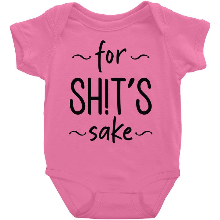 Pour l'amour de la merde design à manches courtes 1 pour la vente par Potty Mouth Tots