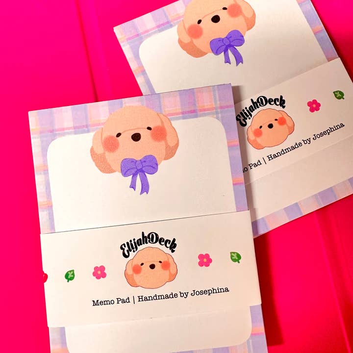 ElijahDeck - Wholesale Notepad - Purple ribbon Memo Pad