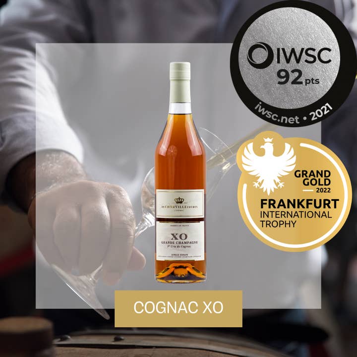 Cognac De Charville Frères - Vente Brandy/cognac - Cognac XO Artisanal Grande Champagne 1er cru