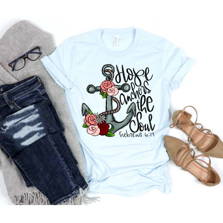Hope anchors the Soul for wholesale by Tawakoni Tees and Things
