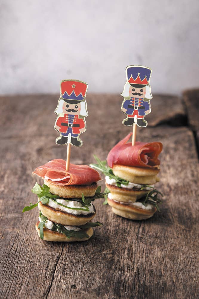 Tim&Puce Factory - Wholesale Cocktail Pick - NUTCRACKER COCKTAIL PICKS X 10PCS1