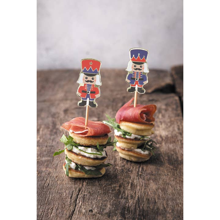 Tim&Puce Factory - Wholesale Cocktail Pick - NUTCRACKER COCKTAIL PICKS X 10PCS1