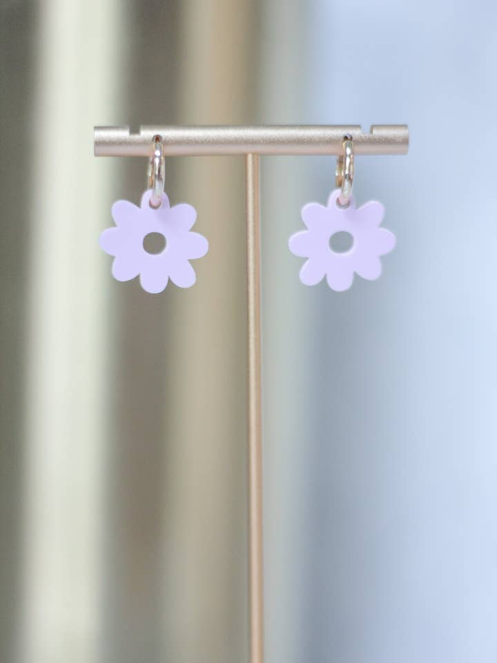 Huggie Hoop Charm Earrings for wholesale by Wondermint Goods