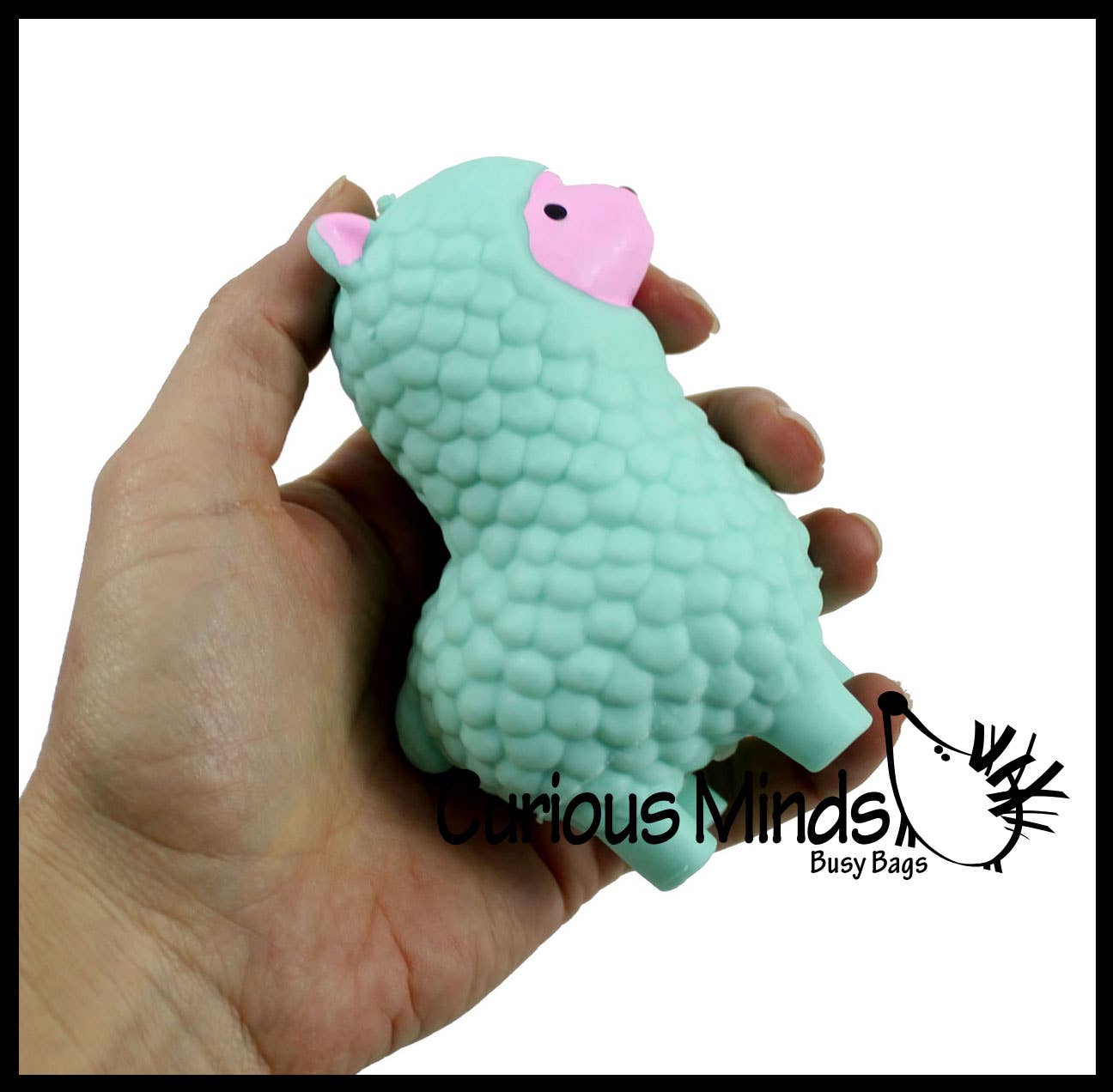 Curious Minds Toys – wholesale Squishy toy – Kids & Baby – 1 Cute Alpaca / Llama Soft Fluff- Filled Squeeze Stress Ball