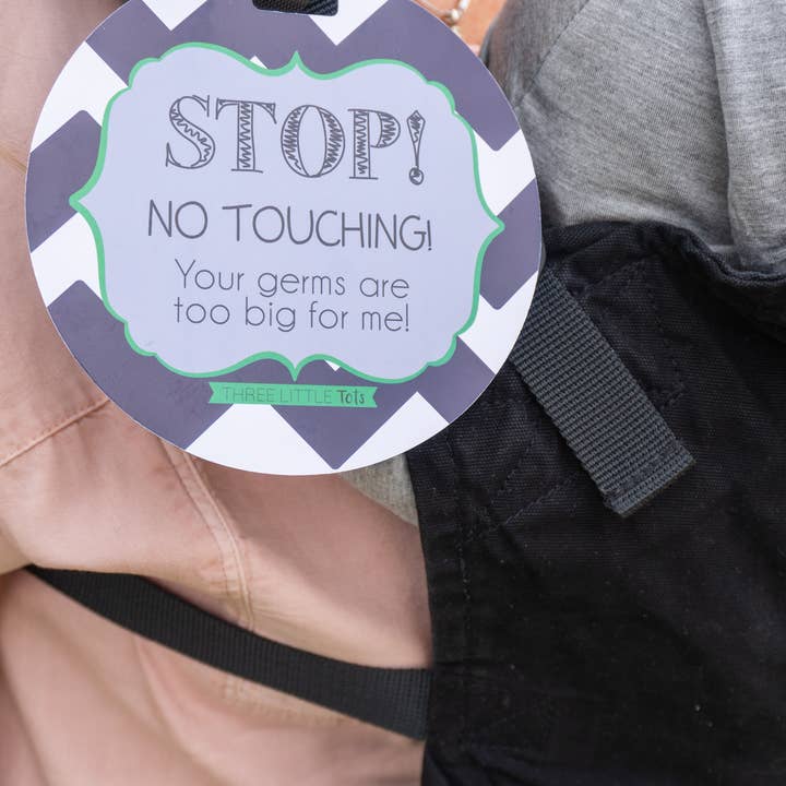 Three Little Tots - Wholesale Car Seat Cover - Kids & Baby - Seahawk No Touching Baby Car Seat and Stroller Tag11