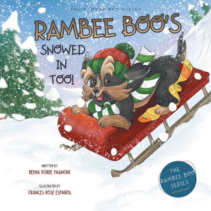 RAMBEE BOO'S SNOWED IN TOO! PICTURE BOOK for wholesale by WAMAN BOOKS PUBLISHING