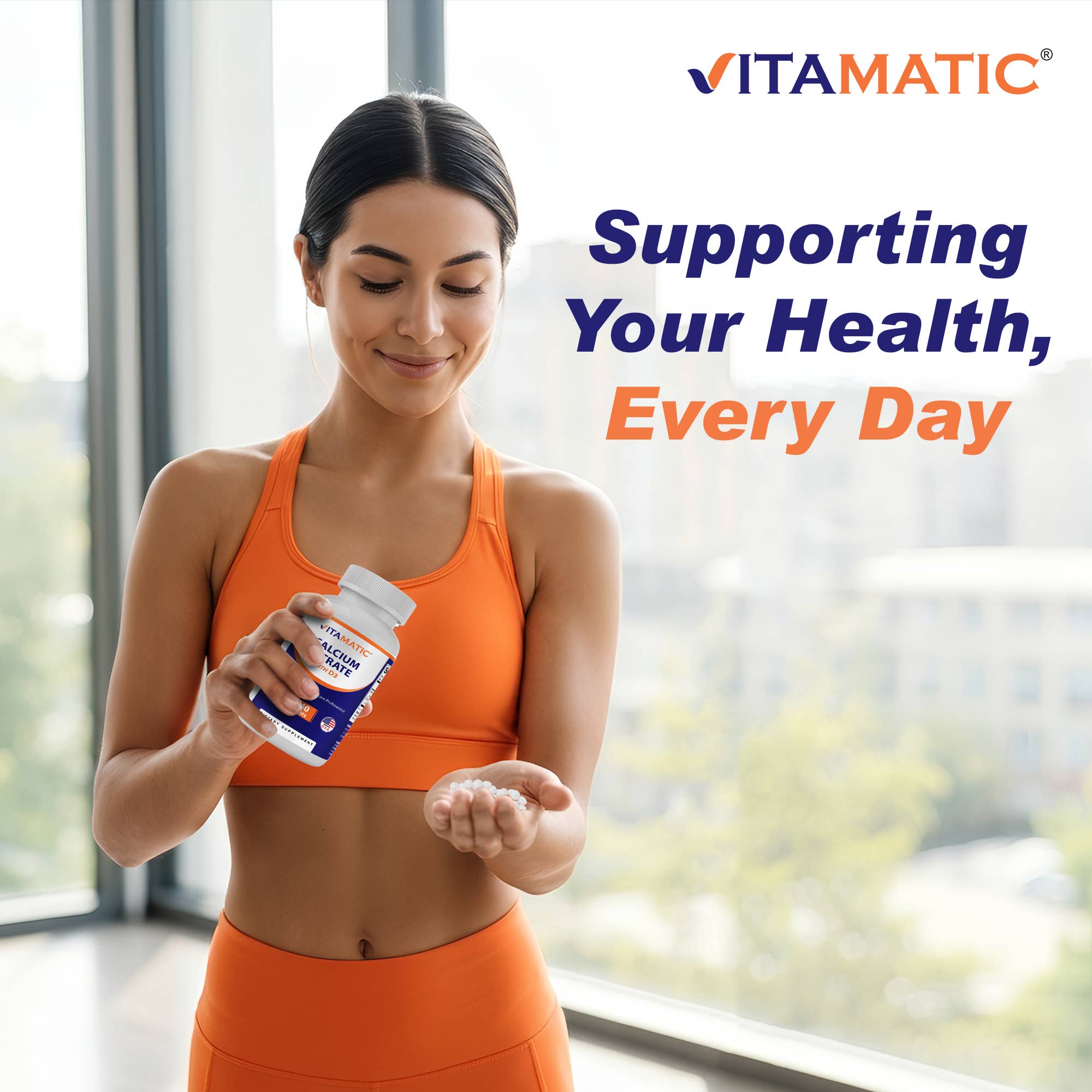 Vitamatic – wholesale Oral supplement/vitamin – Vitamatic Calcium Citrate with Vitamin D3 – 240 Tablets6