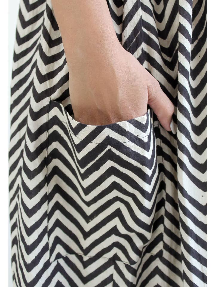 Be Sunset - Wholesale Dress - Women's - Bow Bahamas Zig Zag Dress3
