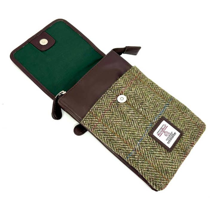 maccessori - Wholesale Crossbody Bag - Women's - Harris Tweed Mini Crossbody Bag Country Green