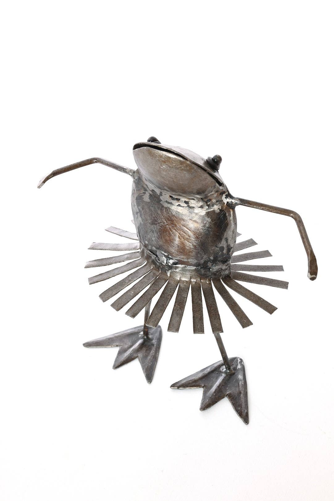 Swahili | AFRICAN MODERN - Wholesale Sculpture - Metal Dancing Frog Sculpture5