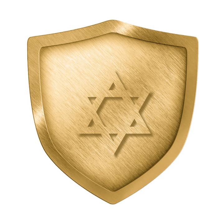 Chanukah Shield - Charger - (SQUARE) (Hanukkah) for wholesale by Altoonastore