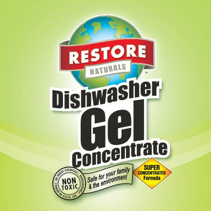 Restore Naturals - Wholesale Dish Soap - 32 oz. Dishwasher Gel Concentrate (Non-Toxic, biodegradable)