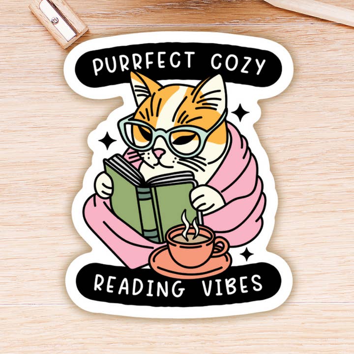 Purfect Cozy Sticker for wholesale by Hipi Popi