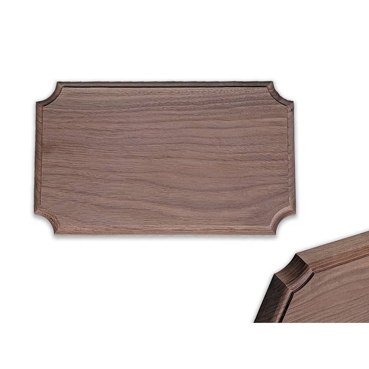 Placa de madera de nogal de primera calidad en blanco con una proporción de 2:3 (sin terminar), montada al ras para venta al por mayor de Wild Woodworker