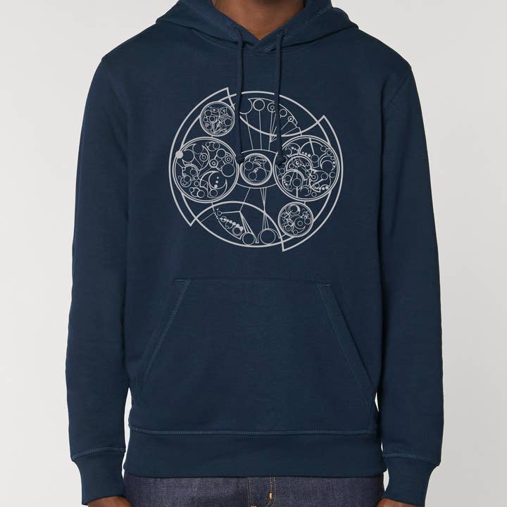 TARDIS Console Unisex-Hoodie für den Großhandel von Meeplings | Handmade in Berlin