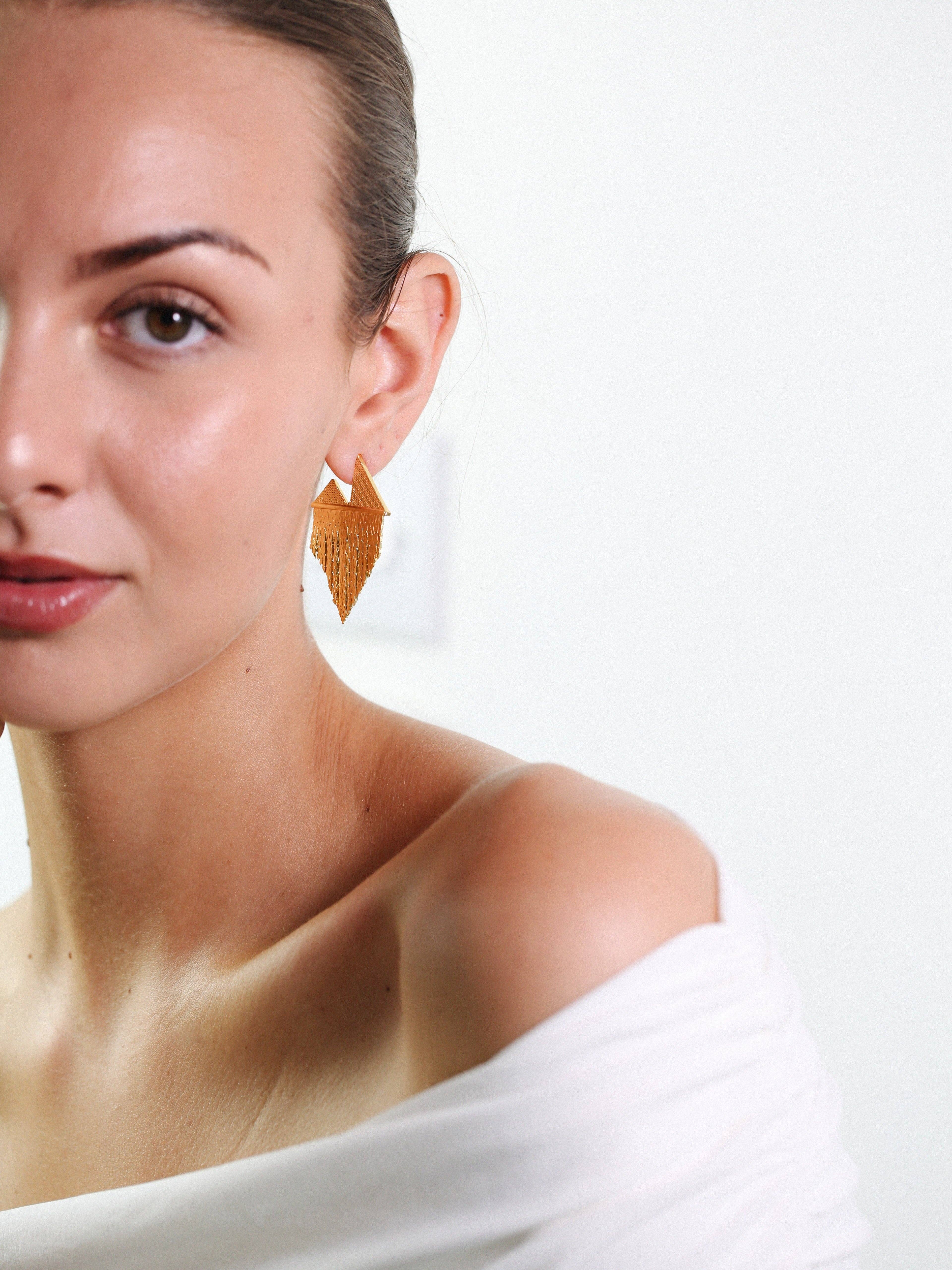 Miss Cecilia - Vendita all'ingrosso Orecchini pendenti - Orecchini Vega Fringe1