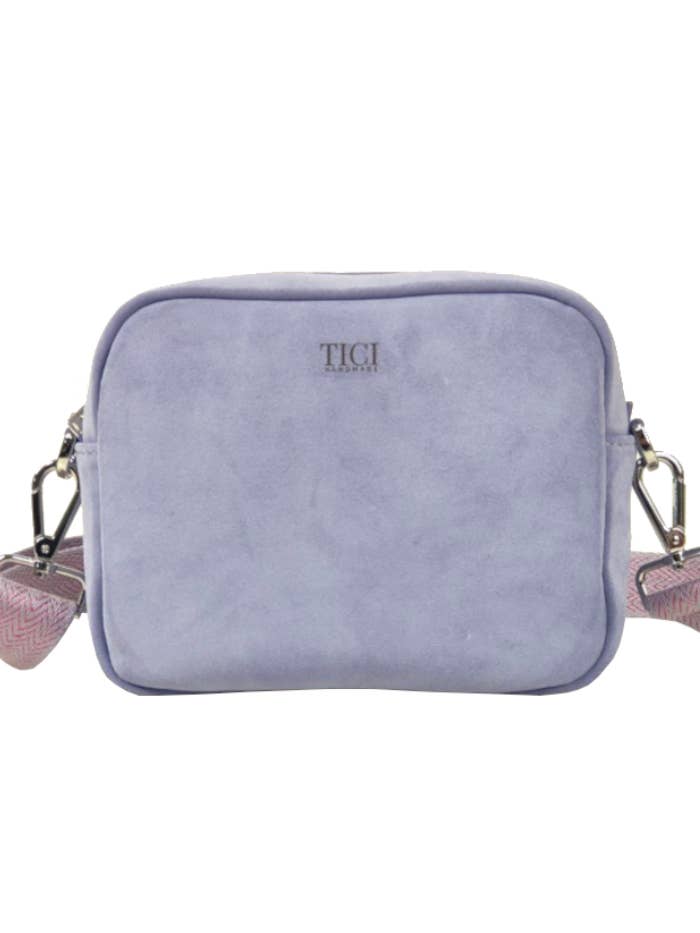 Bag Babol - Lilac suede bag for wholesale by TICI Handmade