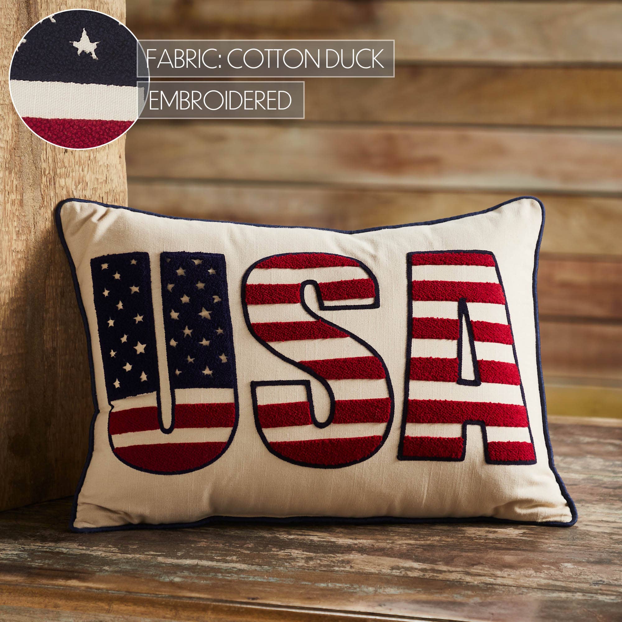 VHC Brands - Wholesale Throw/Decorative Pillow - USA Pillow 14x205