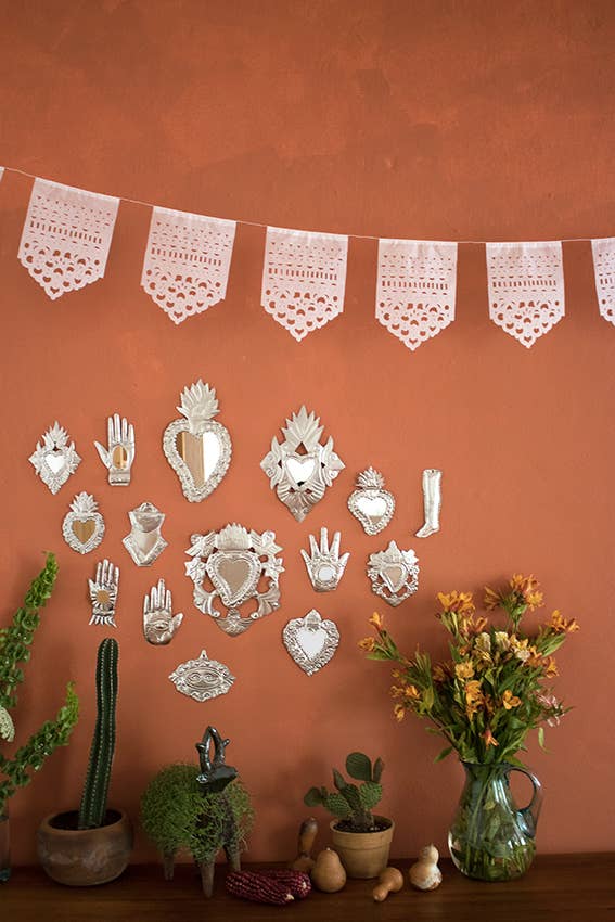 P.I.Project America - Wholesale Decorative Tassel/Wall Drop - Milagro of the Mexican sacred heart7