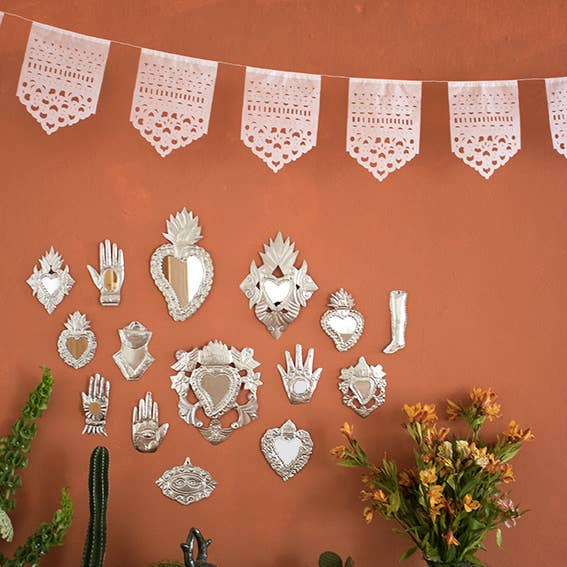 P.I.Project America - Wholesale Decorative Tassel/Wall Drop - Milagro of the Mexican sacred heart7