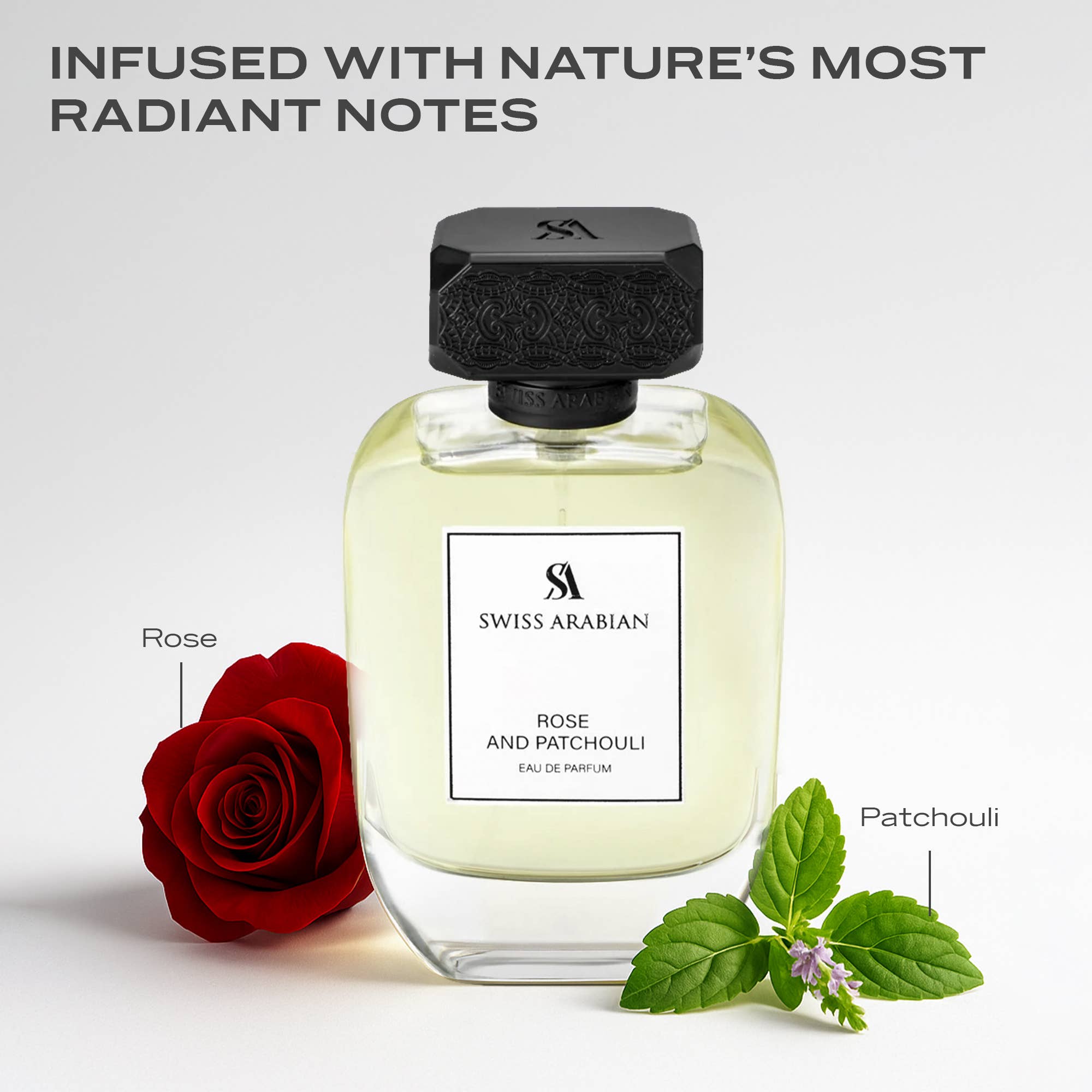 SWISS ARABIAN - Wholesale Perfume/Eau de Toilette - Swiss Arabian Rose & Patchouli Luxury EDP for Women 100ml1