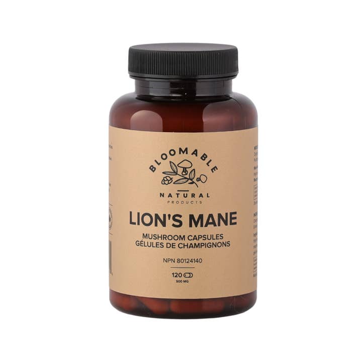 Bloomable Natural Products - Wholesale Oral Supplement/Vitamin - Lion's Mane Mushroom Capsules (120 Capsules)