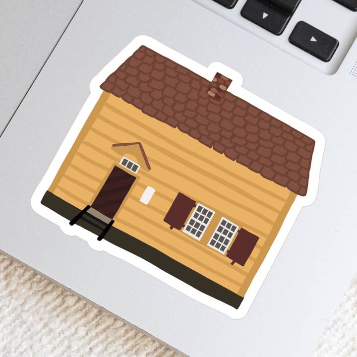 Adesivo impermeabile in vinile, Miksch House (Old Salem) per la vendita all'ingrosso da parte di Doster Paper Co.