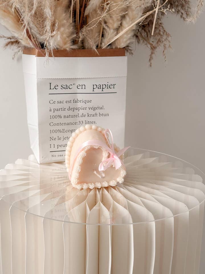 Hartvormige Taartkaars, Veganistische Sojawas, Decoratieve Woondecoratie voor wholesale door The lines studio