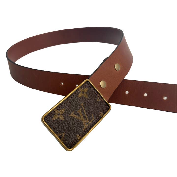 Beaudin Wholesale - Wholesale Belt - Women's - Boujee Belt | Upcycled Louis Vuitton & Leather