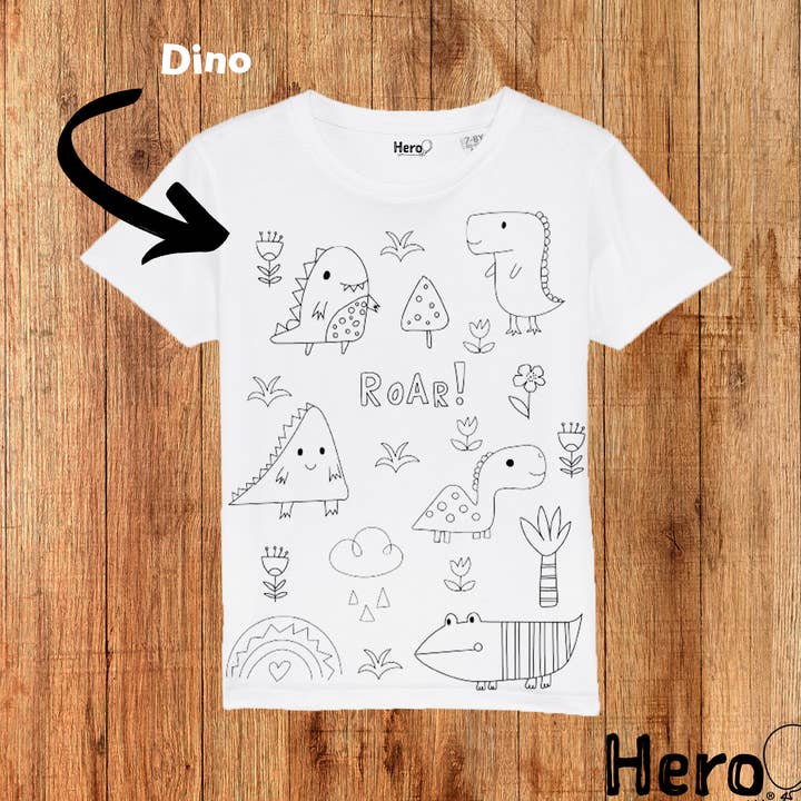Dino Tee por atacado de Herokids